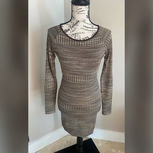 Karina Grimaldi Long Sleeve Bodycon Dress